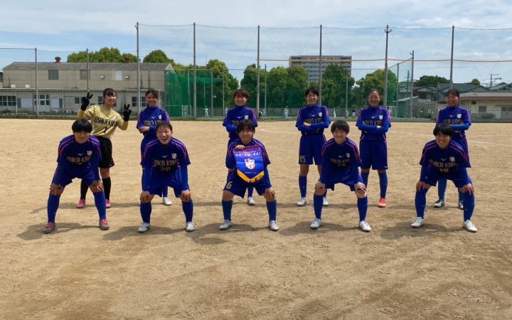 女子サッカー部　大阪高校春季サッカー大会　予選1位通過